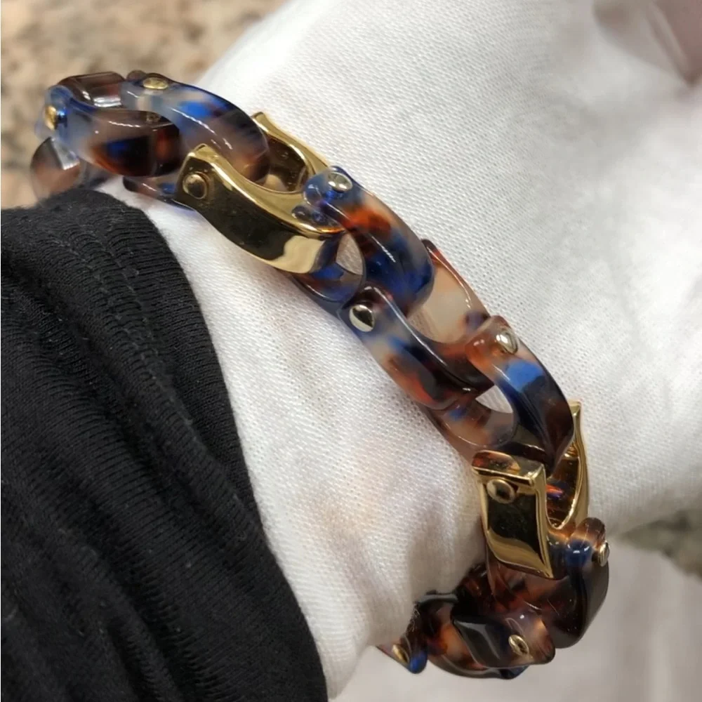 COACH signature chunky link bracelet pre-owned - Picture 3 of 7